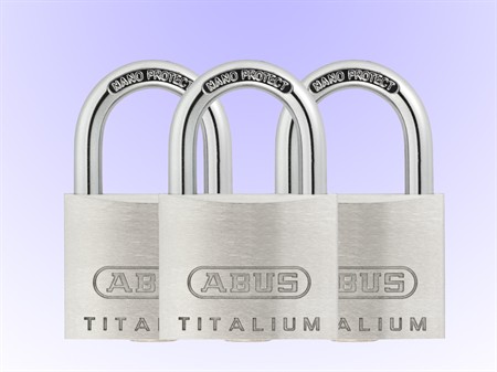 Hänglås TITALIUM 30 mm 3-pack