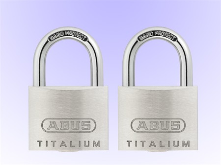 Abus Hänglås TITALIUM 2-pack