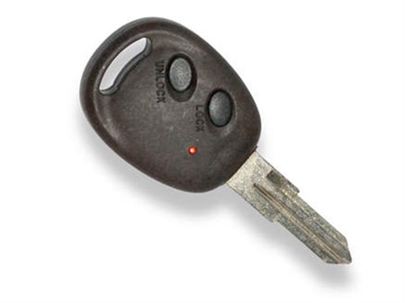 Transponder key with remote, no transponder