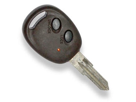 Transponder key with remote