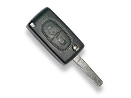 Citroen key with remote