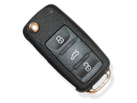 Seat flip key with remote