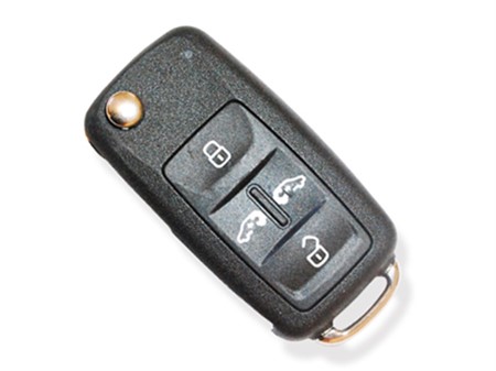 VW flip key with remote control