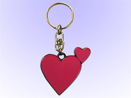 Nyckelring Emoji rosa hjärta