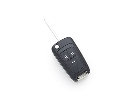 Bilnyckel med fjärr 3 knappar för Opel