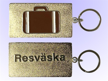 Nyckelbricka Resväska