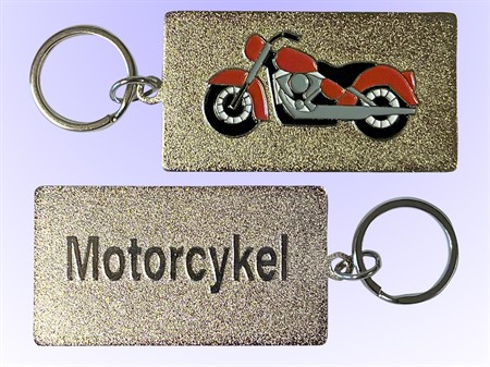 Nyckelbricka Motorcykel