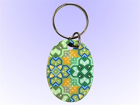 Nyckelbricka Green Mosaic